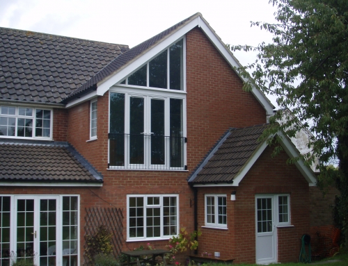 Two storey house extension