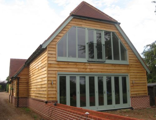 Timber framed new build home